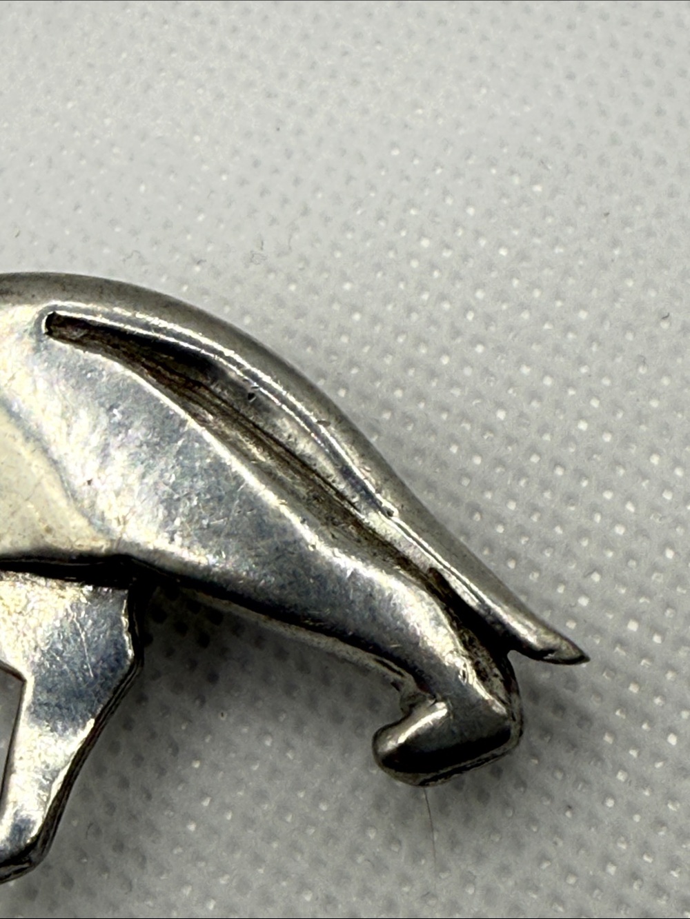 Vintage Made in England Silver Tone Panther Brooch Pin rare find - Picture 6 of 15
